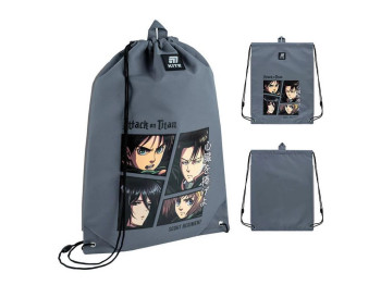 Сумка для взуття зі шнурками Attack on Titan Season AT25-600L, 49×36 см, затяжка шнурком, Kite