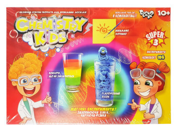 Безопасный образовательный набор для проведения опытов CHEMISTRY KIDS, Danko Toys