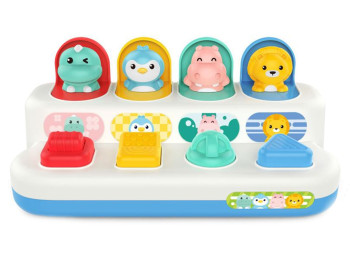 Развивающая детская игрушка Pop-Up Animals Iggy Ziggy со звуками и фигурками животных