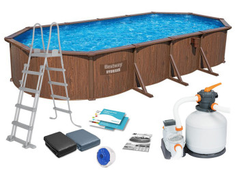 Басейн каркасний овальний Hydrium Poseidon Pool. Bestway 561CW
