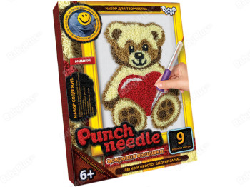 Набір для творчості Килимова вишивка Мишка Punch needle, Danko Toys