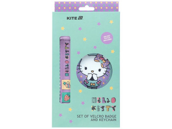 Набор бейдж на липучке и подвеске, 2 штуки, Hello Kitty, Kite