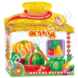 Мягкие магниты Огород (рус)