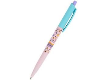 Ручка кулькова автоматична Flowers синя. Axent AB1090-25-A
