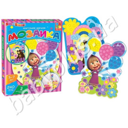 Набор для творчества Фигурная мозаика, Маша, Vladi Toys