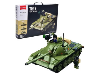 Конструктор танк 3в1 Sluban M38-B1135, 27 см, 604 детали