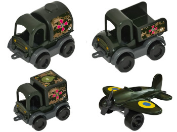 Автомобиль Kid cars военный Микс. Tigres 39899. 4 вида (Цена за 1 шт)