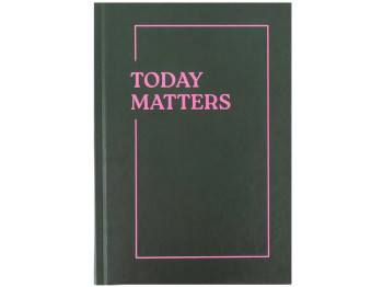 Записная книга А5 в клетку Axent Today matters, 96 листов, твердая обложка