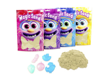 Кинетический песок Magic Sand классический в пакете, 0,5 кг, для лепки, Strateg
