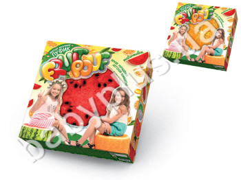 Набор для творчества Мягкий надувной пуфик Fruit pouf, Danko Toys