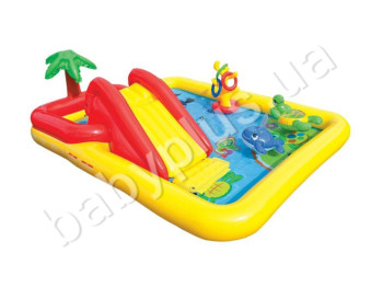 Игровой центр с душем и горкой Intex 57454