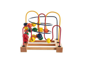 Деревянная игрушка Пальчиковый лабиринт Радуга. Hongji Toys HJD93101A