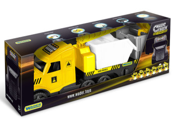 Машинка контейнеровоз Magic Truck Technic 79 см, с контейнерами, Wader