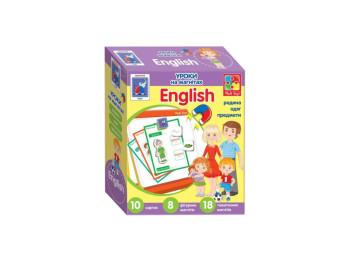 Английский язык на магнитах Семья, Vladi Toys
