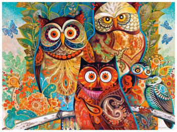 Пазли Сови, 2000 елементів, Castorland С-200535