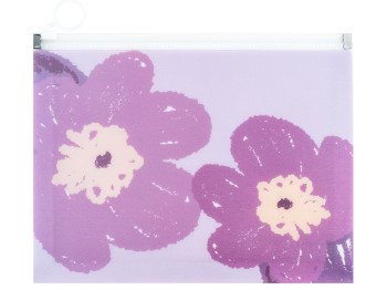 Папка на молнии zip-lock А5+ Lavender-4. Axent 1498-39-A