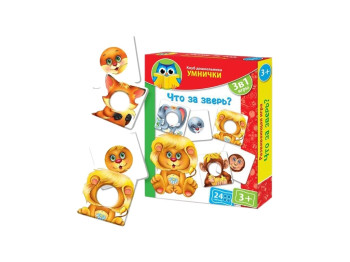 Клуб дошкольника Умнички Что за зверь, Vladi Toys