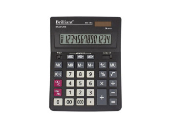 Калькулятор BS-114 14 р., 2-пит, Brilliant BS-114