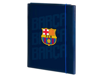 Папка для трудового обучения, картон, формат А4, FC Barcelona, Kite
