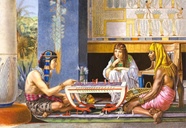 Пазлы Египетские шахматисты, 1000 элементов, Castorland