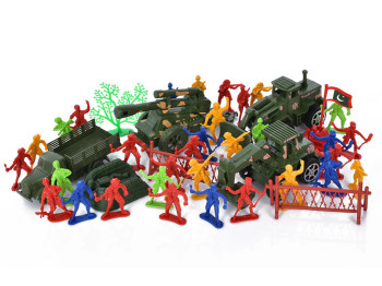 Игровой набор солдат с техникой 8211-6