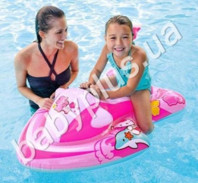 Плотик водный мотоцикл Hello Kitty Intex 57522