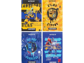 Блокнот-планшет A6, 50 аркушів, Transformers, Kite