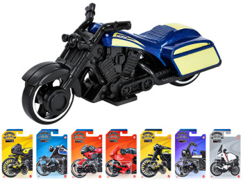 Модельный мотоцикл металлический, 8 см, масштаб 1:64, 8 видов (цена за 1шт)