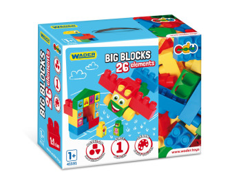Big Blocks конструктор 26 деталей. Wader 41591