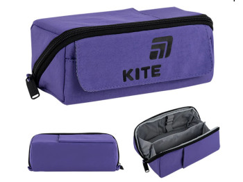Пенал мягкий с карманами Kite K26-2702-4, 20 см, на молнии, Kite
