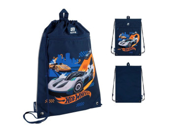 Сумка для взуття зі шнурками Hot Wheels HW25-601M-3, 46×33 см, затяжка шнурком, Kite