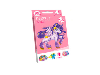 Развивающие пазлы для детей Puzzle For Kids. Danko Toys PFK-05-12 Уценка