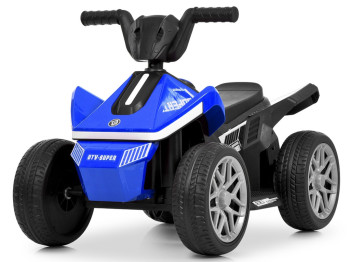 Дитячий електроквадроцикл Bambi Racer M 6362E-4, 1х6V7AH, 62×35W, EVA, Bluetooth,  MP3, USB, синій