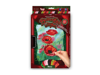Набір для творчості Вишивка гладдю по номерам на розтяжці, Danko Toys