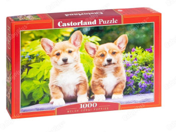 Пазли Цуценята Корги 1000 елементів, Castorland