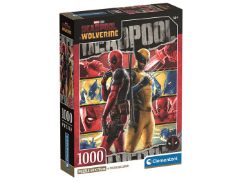 Пазлы Дедпул и Человек-паук Marvel Clementoni, 1000 элементов