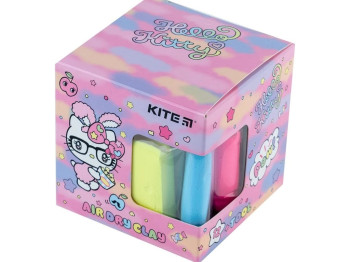Пластилін повітряний Hello Kitty 12 кольорів+формочка, Kite