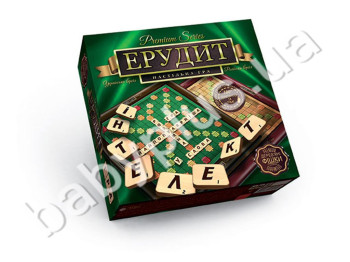Настольная игра большая Ерудит Premium series. Dankotoys G-ER-U-01 УКР-РУС УЦЕНКА