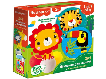 Набір для творчості з екотістом Fisher Price Казковий зоопарк, Vladi Toys