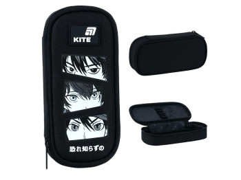 Пенал мягкий с органайзером Kite Anime Boy K26-662-20, 21 см, на молнии, Kite