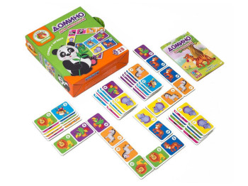 Игра Домино, Зоопарк, Vladi Toys