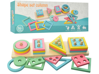Дерев'яна іграшка Геометричний. Tree Toys MD 2066