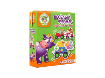 Игра с липучками Веселый фермер, Vladi Toys