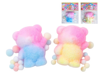 Игрушка антистресс Squishy мишка 10 см, мягкий с пухом и шариками, микс видов (цена за 1шт)