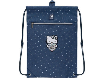 Сумка для взуття з кишенею Hello Kitty HK22-601M-2, 46×33 см, затяжка шнурком, Kite