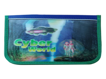 Пенал прямокутний з одним відділенням, дизайн Cyber World