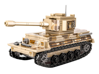 Конструктор Танк із солдатом 438 деталей. XJ-868A