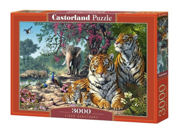Пазлы Tiger Sanctuary, 3000 элементов, Castorland