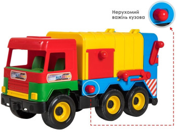 Машинка Tigres 39224 Middle Truck Мусоровоз 42 см