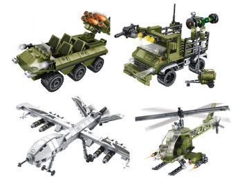 Конструктор Військовий транспорт. KB 176. від 215 деталей